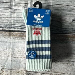 Adidas 3-Pair Pack of  3 Different Color’s / Youth Shoe Size ( L ) 3Y-9